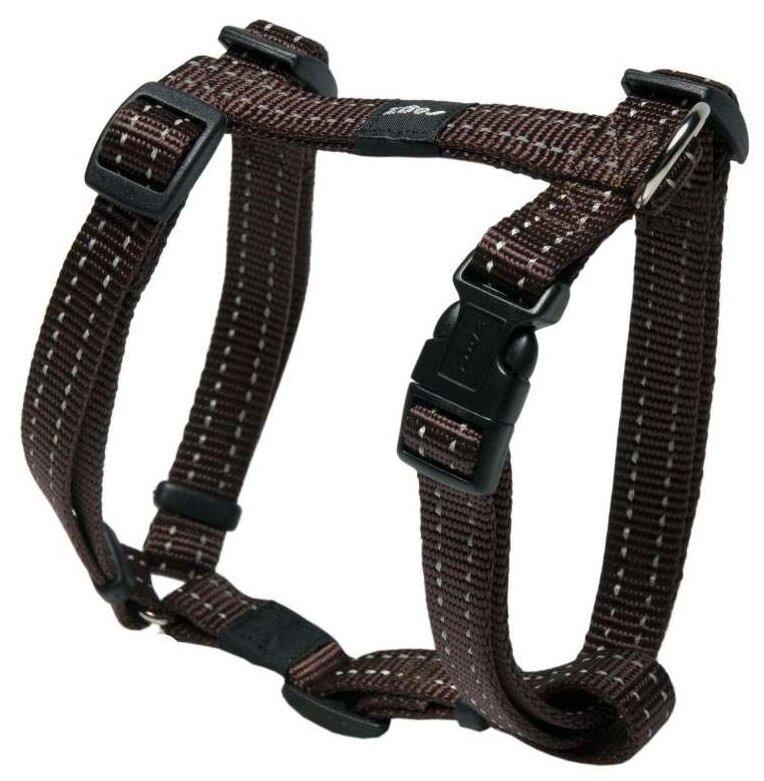 Rogz Шлейка серия Utility размер M (32-52см) ширина 1,6 см шоколадный (H-HARNESS) SJ11J | H-HARNESS 0,07 кг 47485