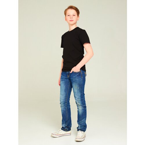 фото Футболка irina egorova, размер 146, черный