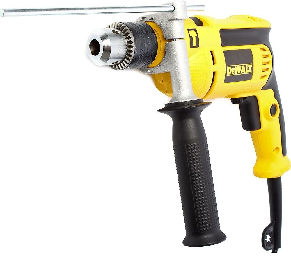 Ударная дрель DeWALT DWD024, 750 Вт, без аккумулятора желтый - фотография № 18