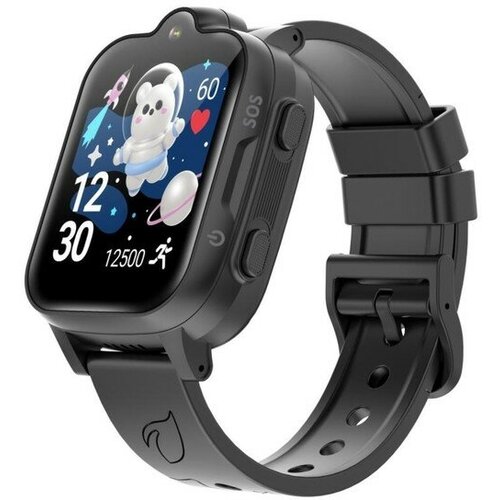 Детские смарт-часы Leef Stellar 4G GPS видеозвонок геозоны SOS IPХ7 750 мАч черные 752600₽