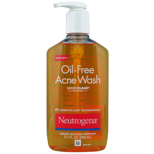 Neutrogena Гель для умывания от угревой сыпи Oil Free Acne Wash, 269 мл