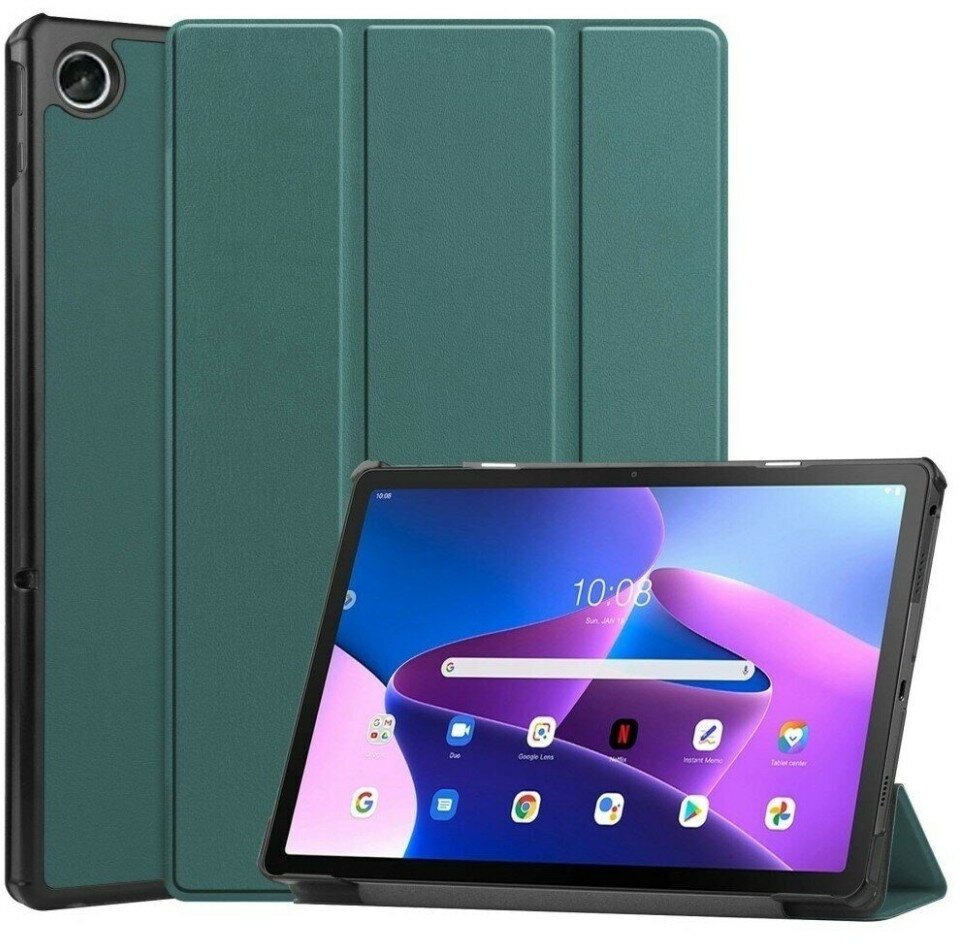Планшетный чехол для Lenovo Tab M10 Plus (Gen 3) / Lenovo Xiaoxin Pad 2022 (зеленый)