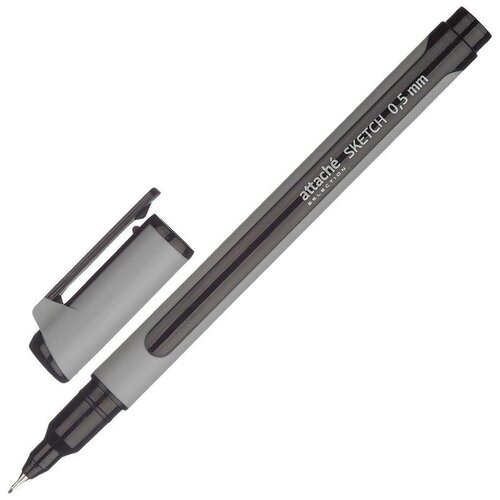 Attache SELECTION Ручка капиллярная Sketch, 0.5 мм, черный цвет чернил, 1 шт.