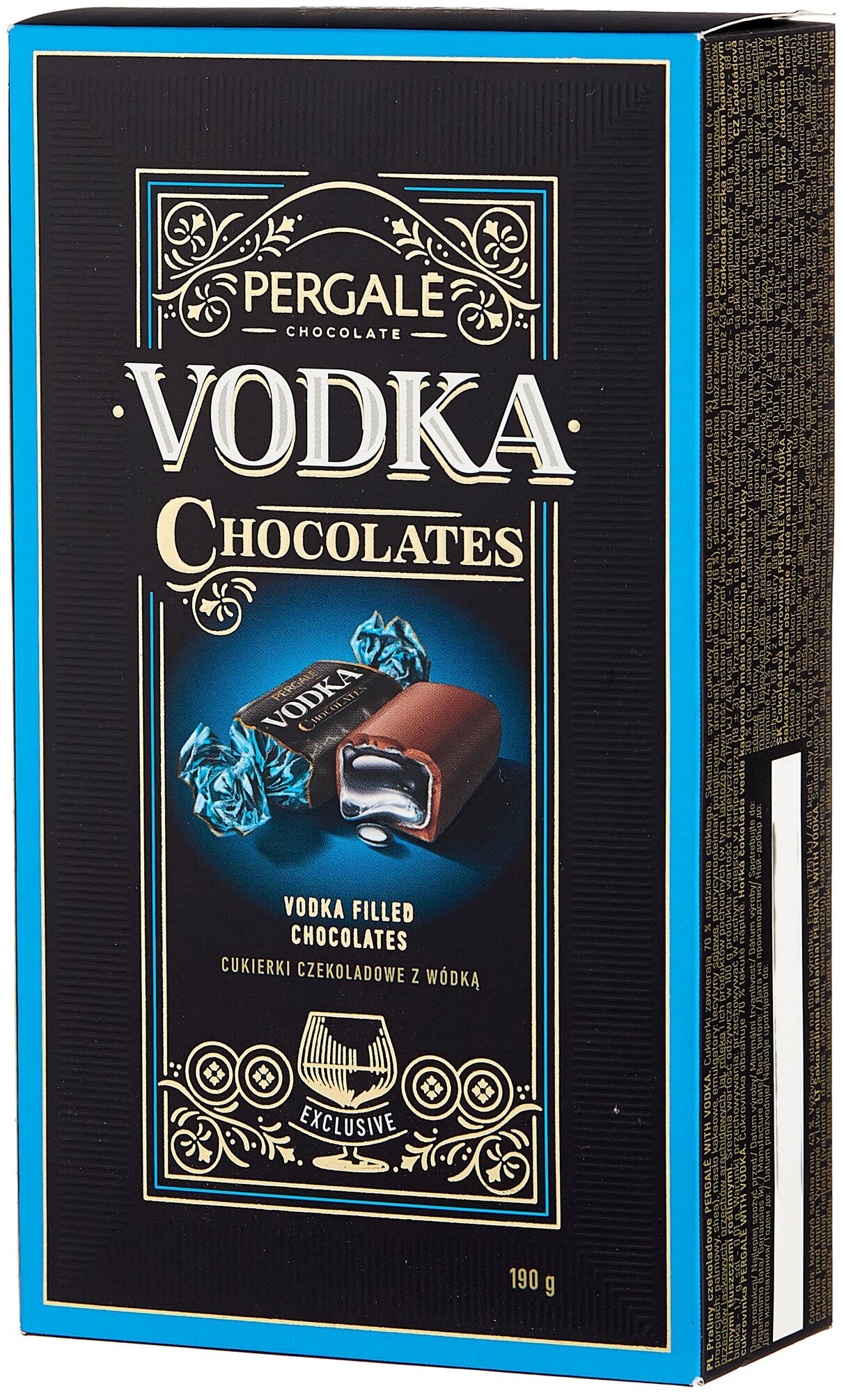 Набор конфет Pergale Конфеты с водкой 190г - фотография № 1