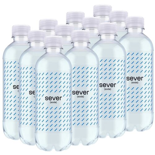 Газированный напиток Sever Soda, 0.5 л, пластиковая бутылка, 12 шт.