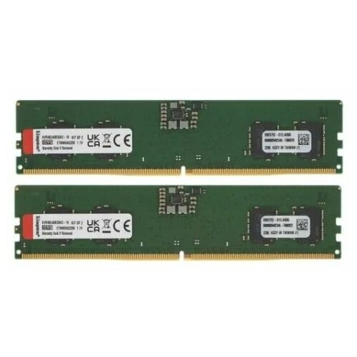 Оперативная память Kingston DDR 5 DIMM 16Gb 4800Mhz KVR48U40BS6K2-16 912500₽