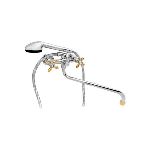 Смеситель для ванны SAMARA 'азалия золото'