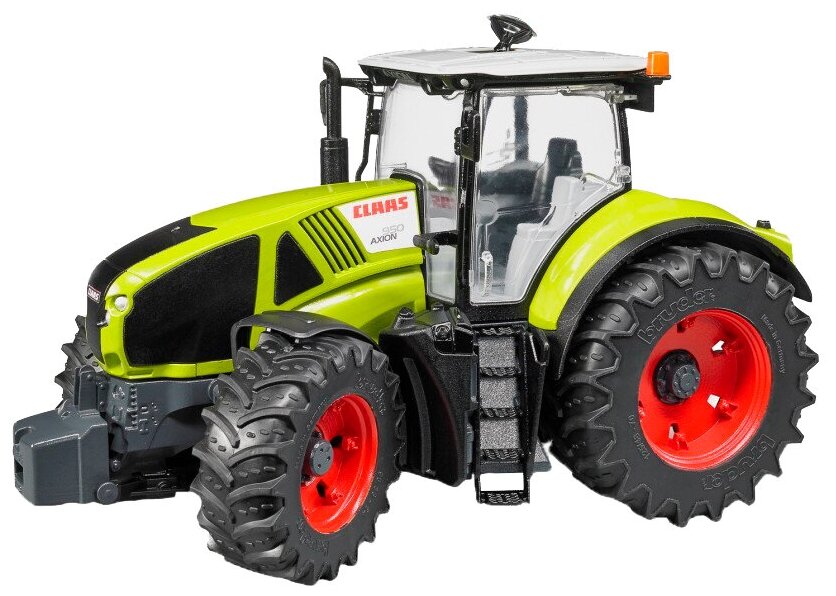 Трактор Bruder Claas Axion 950 c цепями и снегоочистителем 03-017 1:16 48 см