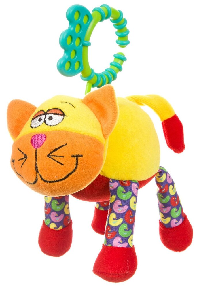 Подвесная игрушка BONDIBON Кот (ВВ1293-КОТ) желтый/красный