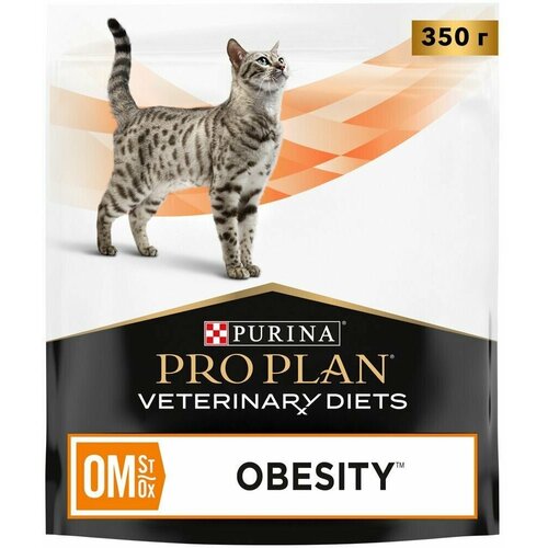 Purina PRO PLAN Сухой корм для кошек диетический PRO PLAN VETERINARY DIETS OM ST/OX Obesity Management при сахарном диабете 350 г