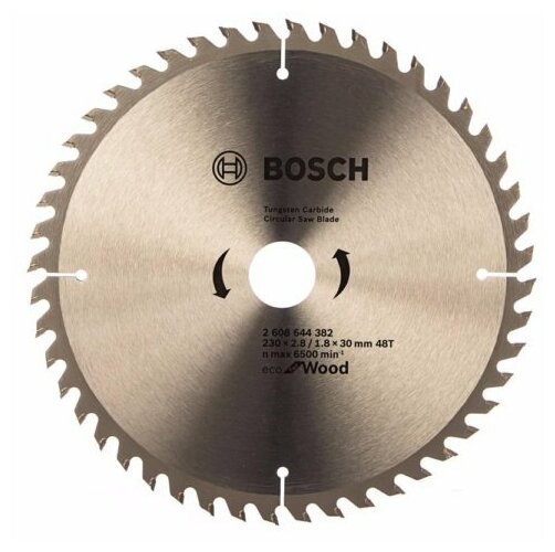 Пильный диск BOSCH Eco for wood 2608644382 230 х 30 мм 48