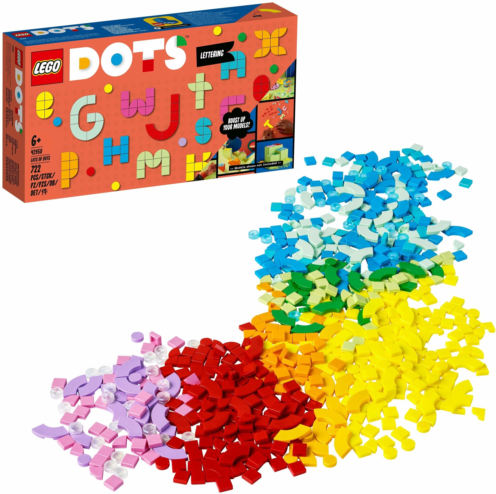 Конструктор LEGO DOTS 41950 Большой набор тайлов Буквы - фото №20