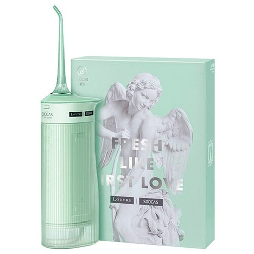 Ирригатор SOOCAS Parfumeur Portable Oral Irrigator W1 LOUVRE GLOBAL, светло-зеленый