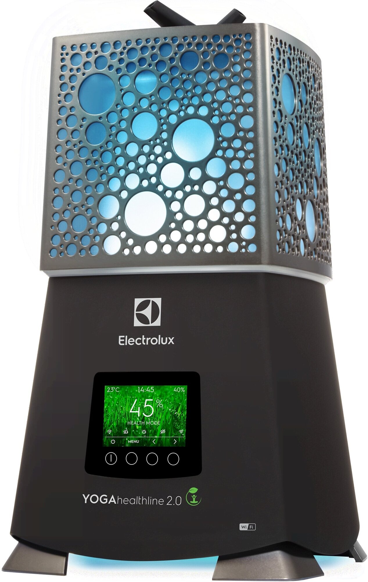 Увлажнитель воздуха Electrolux EHU-3915D YOGAhealthline 2.0 ультразвуковой, черный - фото №3