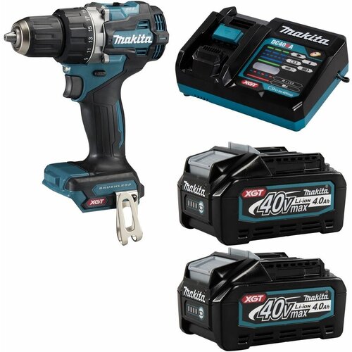 Дрель-шуруповерт аккумуляторная 65Нм XGT 40В 2х4Ач зу Makita DF002GM201 6350000₽