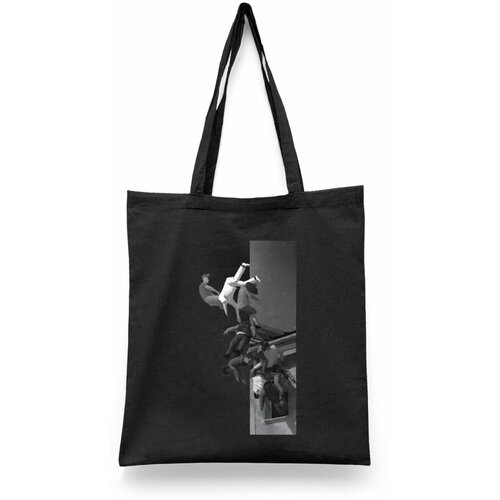 фото Сумка шоппер каждому своё, черный