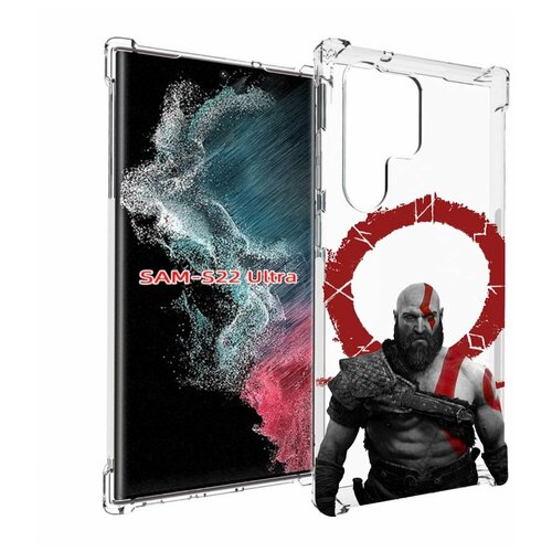 чехол mypads god of war для samsung galaxy a04 задняя панель накладка бампер Чехол MyPads God-of-War для Samsung Galaxy S23 Ultra задняя-панель-накладка-бампер