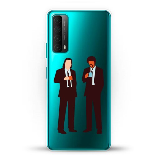 фото Силиконовый чехол винсент и джулс на huawei p smart 2021 andy & paul