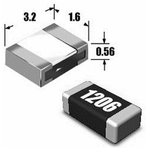 100шт. резистор SMD 1206 620кОм (килоОм), 5%, Fenghua