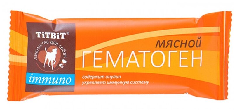 TiTBiT 056 кг гематоген мясной immuno 1уп 16шт.