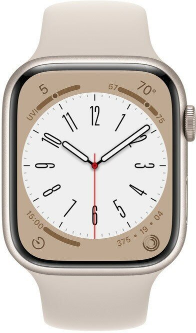 Умные часы Apple Watch Series SE Gen 2 40 мм Aluminium Case GPS, starlight Sport Band - фотография № 20