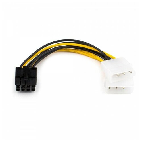 Кабель ATcom 8-pin - 2x Molex AT8604 кабель atcom 6 pin 2x molex соединительный кабель черного желтого цвета