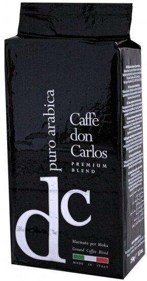 Кофе молотый Don Carlos Carraro Arabica 250 г