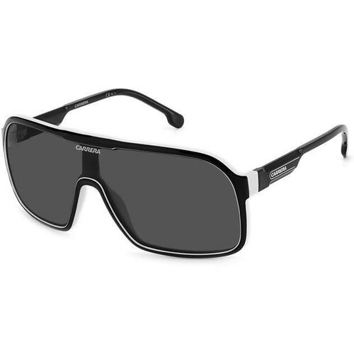 Солнцезащитные очки CARRERA, кошачий глаз, оправа: пластик, для мужчин, белый