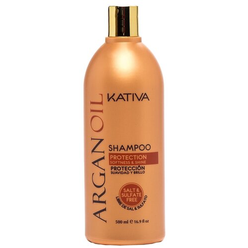 Kativa Argan Oil Shampoo Увлажняющий шампунь с маслом Арганы, 500 мл.