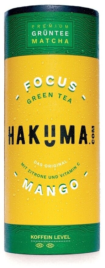 Напиток безалкогольный Hakuma Green Tea Mango, Австрия, 235 мл - фотография № 2