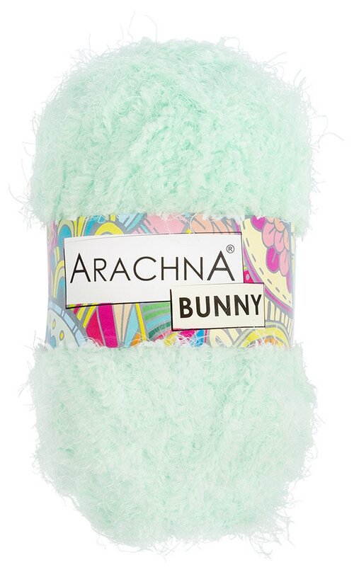 Пряжа ARACHNA BUNNY 100% микрополиэстер 100 г 110 м 77 св. ментоловый