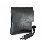 Мужская сумка-планшет из экокожи Cantlor Y03-4 чёрная - изображение