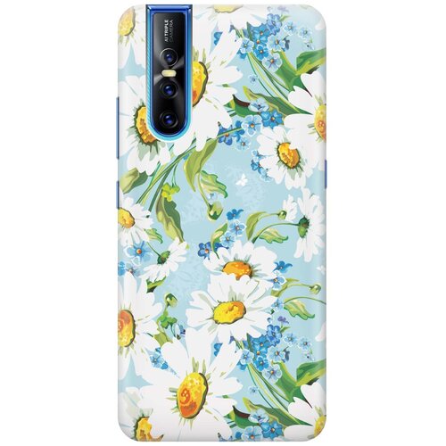 фото Cиликоновый чехол на vivo v15 pro / виво в15 про с принтом "поле ромашек" gosso