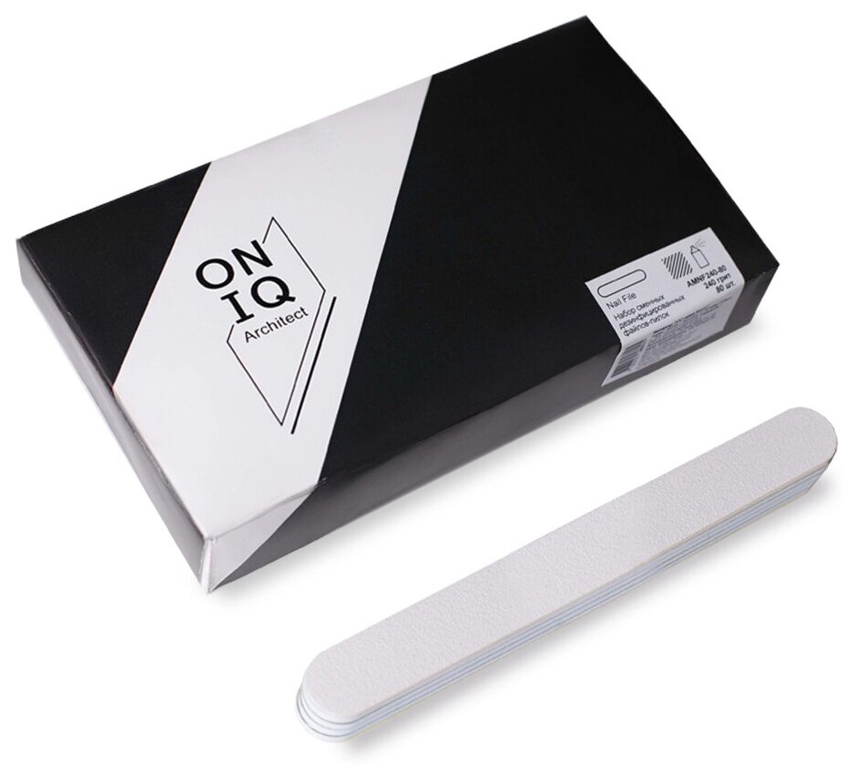 Сменные файлы Architect (metal) Nail File (240 грит) ONIQ AMNF-240-80, 80 шт