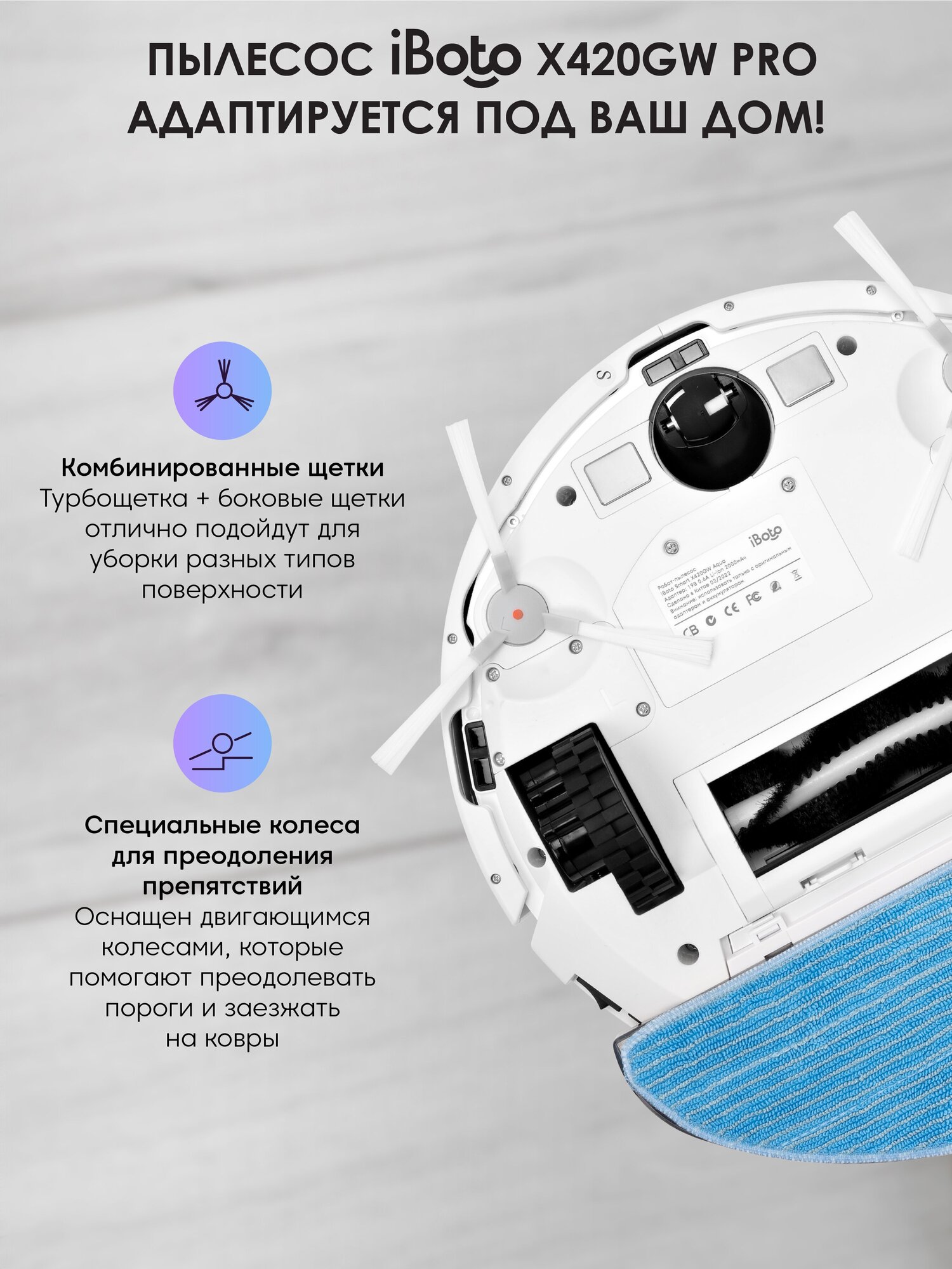 Робот-пылесос iBoto Smart Х420GW PRO