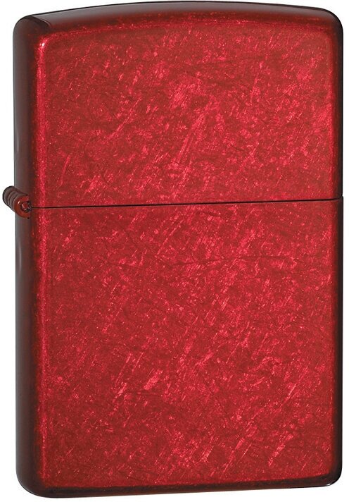 Зажигалка ZIPPO Classic с покрытием Candy Apple Red латунь/сталь красная глянцевая 38x13x57 мм