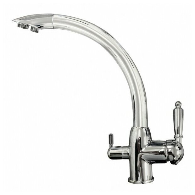 Смеситель для кухни Zigmund & Shtain ZS 1500 нержавейка полированная .