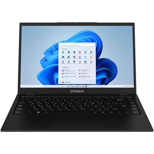 ноутбук hiper slim h1306o582dm i5 1235u 8gb 256gb ssd iris xe graphics 13 3 fhd ips touch nodvd cam bt wifi dos silver Ноутбук Irbis 14NBP3001 Intel Core i5 1235U 1300MHz/14/1920x1080/8GB/256GB SSD/Intel Iris Xe Graphics/Windows 11 Pro (14NBP3001) Black