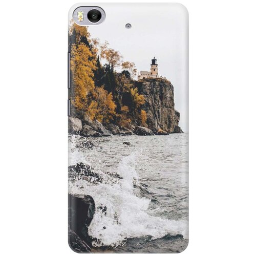 фото Cиликоновый чехол на xiaomi mi 5s / сяоми ми 5 эс с принтом "северный маяк" gosso