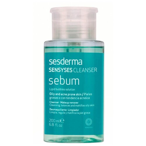 Купить SesDerma липосомальный лосьон для снятия макияжа Sensyses Cleanser Sebum, 200 мл