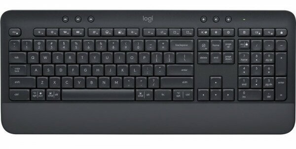 Клавиатура офисная Logitech K650 (Английская раскладка, черный цвет)