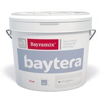 Штукатурка фактурная Bayramix Baytera крупная фракция K 2.5-3.0 мм 15 кг, белая BTK 001-15