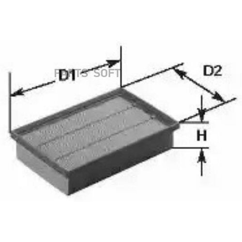 CLEAN FILTERS MA1116 Фиьтр воздушный CITROEN