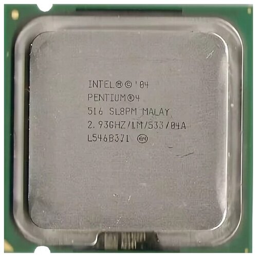 Процессор Intel Pentium 4 516 Prescott LGA775, 1 x 2933 МГц, OEM процессор intel pentium 4 531 lga775 1 x 3000 мгц oem