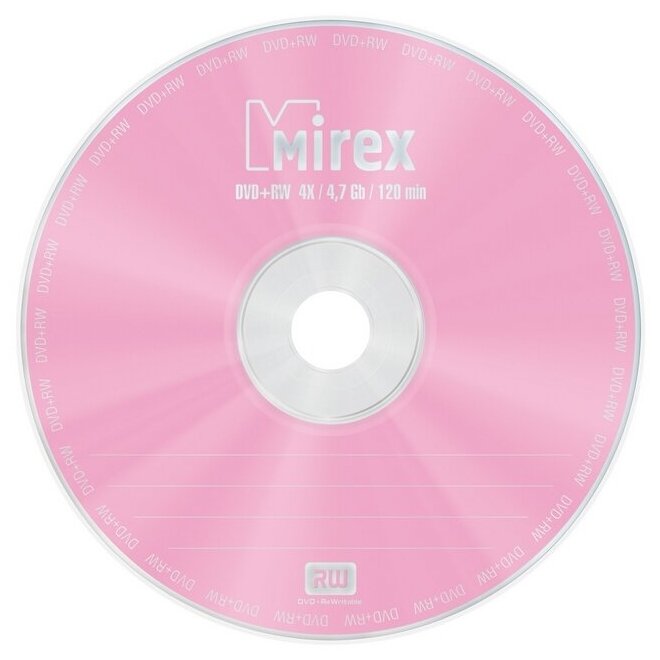 Носители информации DVD+RW, , Mirex, Slim/1, UL130022A4S