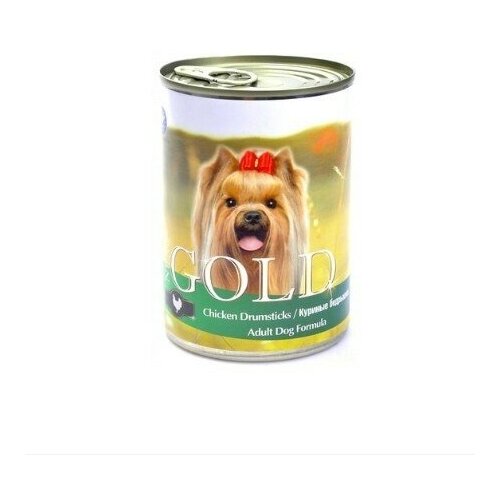 Nero gold консервы виа консервы для собак куриные бедрышки (chicken drumsticks), 0,810 кг, 10274