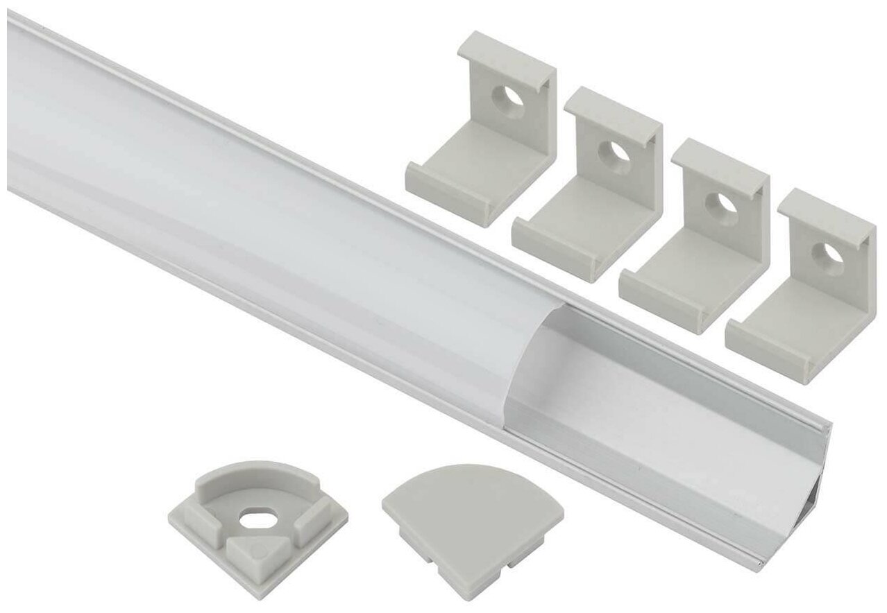 фото Комплект с угловом анодированным профилем ЭРА CAB280 1616R Б0039465