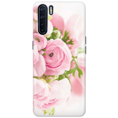 фото Cиликоновый чехол на oppo a91 / reno3 / оппо а93 / рено 3 с принтом "розовые розы" gosso