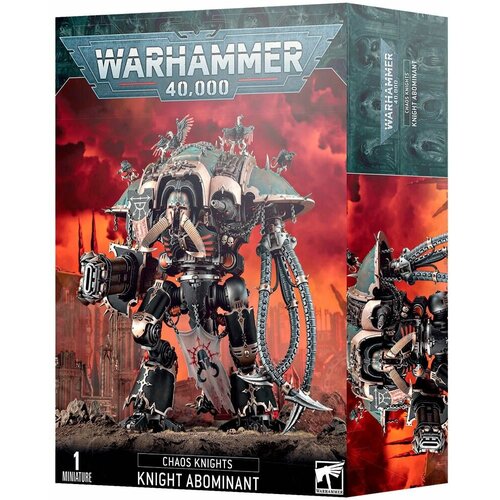 Набор миниатюр Warhammer 40000 Chaos Knights: Knight Abominant набор миниатюр для настольной игры warhammer 40000 imperial knights knight dominus