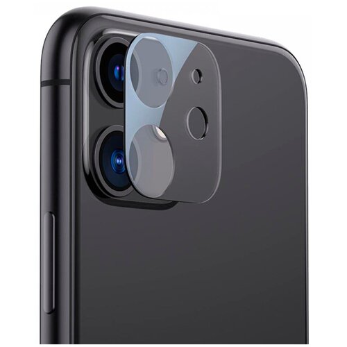 фото Защитное стекло для камеры apple iphone 11 и iphone 12 mini / накладка для защиты камеры эпл айфон 11 и айфон 12 мини / premium качество (прозрачный) сotetci